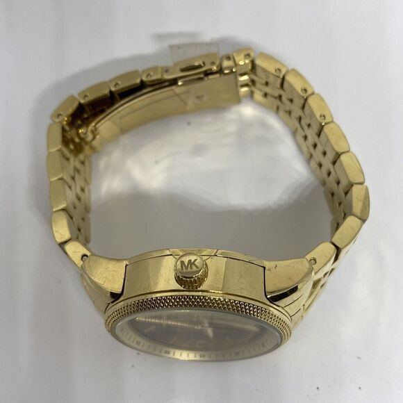 Michael Kors MK5099 Women's Gold Stainless Steel Analog Dial Quartz Watch WO500 - Picture 8 of 12